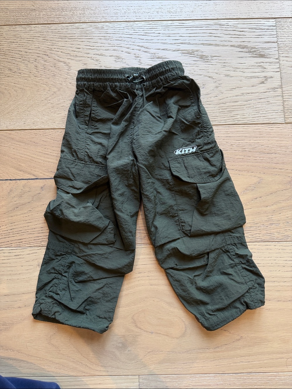 Kith Kids Dark Olive Green Cargo Pants
